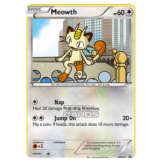 Pokemon - Black & White - BW Black Star Promos - Meowth - BW35