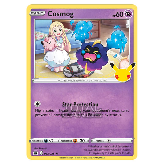 Pokemon - Sword & Shield - Celebrations - Cosmog - 013/025