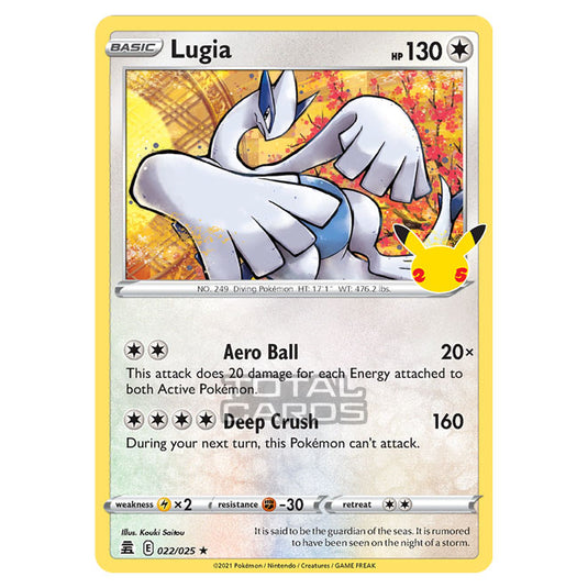 Pokemon - Sword & Shield - Celebrations - Lugia - 022/025