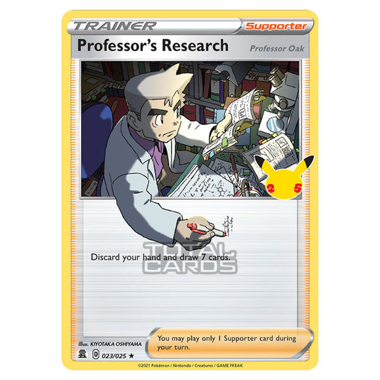 Pokemon - Sword & Shield - Celebrations - Professor's Research - 023/025