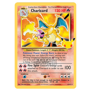 Pokemon - Sword & Shield - Celebrations - Classic Collection - Charizard (Base Set) - 4/102