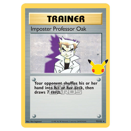 Pokemon - Sword & Shield - Celebrations - Classic Collection - Imposter Professor Oak (Base Set) - 73/102