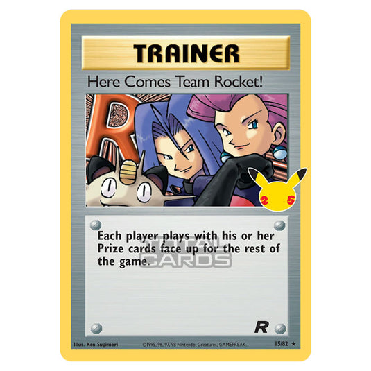 Pokemon - Sword & Shield - Celebrations - Classic Collection - Here Comes Team Rocket! (Team Rocket) - 15/82