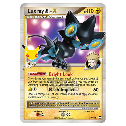 Pokemon - Sword & Shield - Celebrations - Classic Collection - Luxray  LV.X (Rising Rivals) - 109/111