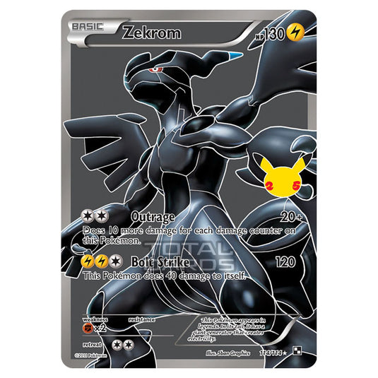 Pokemon - Sword & Shield - Celebrations - Classic Collection - Zekrom (Black & White) - 114/114