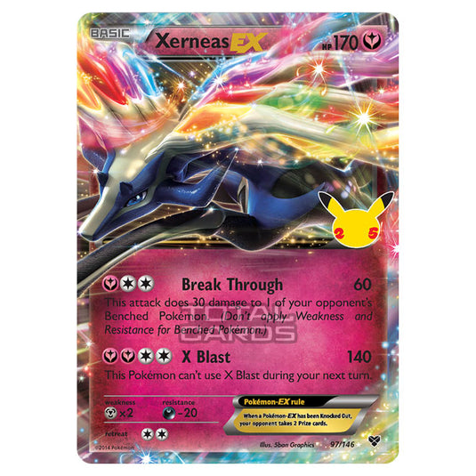 Pokemon - Sword & Shield - Celebrations - Classic Collection - Xerneas (XY) - 97/146