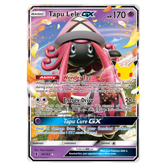 Pokemon - Sword & Shield - Celebrations - Classic Collection - Tapu Lele (Guardians Rising) - 60/145