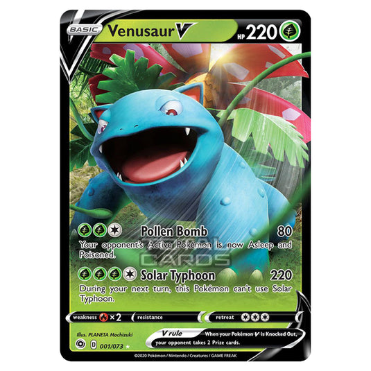 Pokemon - Sword & Shield - Champions Path - Venusaur-V - 001/073