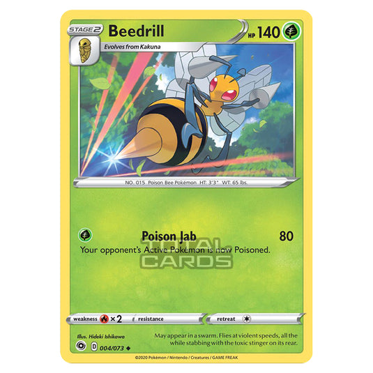 Pokemon - Sword & Shield - Champions Path - Beedrill - 004/073