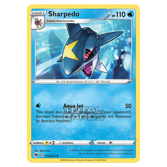 Pokemon - Sword & Shield - Champions Path - Sharpedo - 012/073