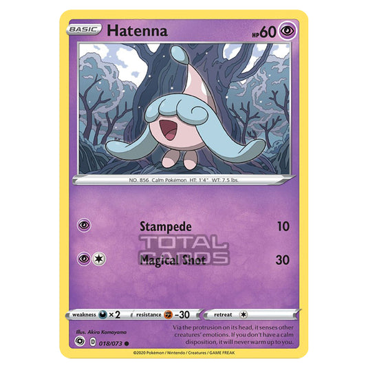 Pokemon - Sword & Shield - Champions Path - Hatenna - 018/073