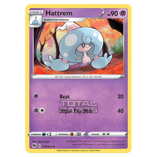 Pokemon - Sword & Shield - Champions Path - Hattrem - 019/073