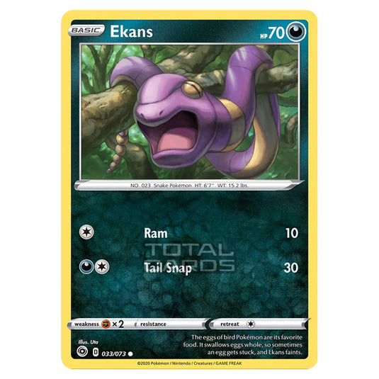 Pokemon - Sword & Shield - Champions Path - Ekans - 033/073