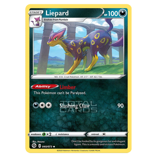 Pokemon - Sword & Shield - Champions Path - Liepard - 040/073