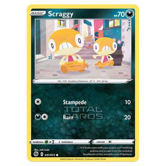 Pokemon - Sword & Shield - Champions Path - Scraggy - 041/073