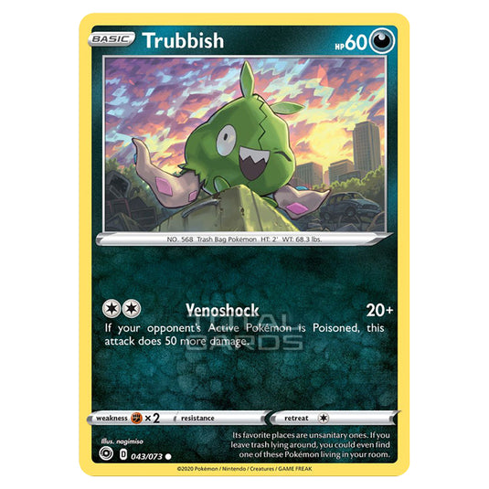 Pokemon - Sword & Shield - Champions Path - Trubbish - 043/073