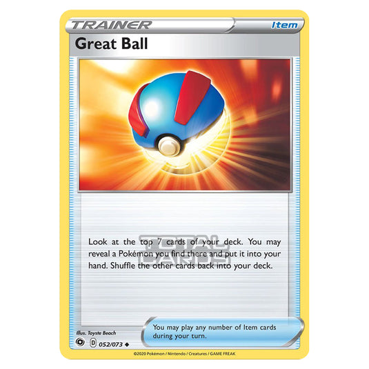 Pokemon - Sword & Shield - Champions Path - Great Ball - 052/073