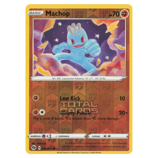 Pokemon - Sword & Shield - Champions Path - Machop - 024/073 - (Reverse Holo)