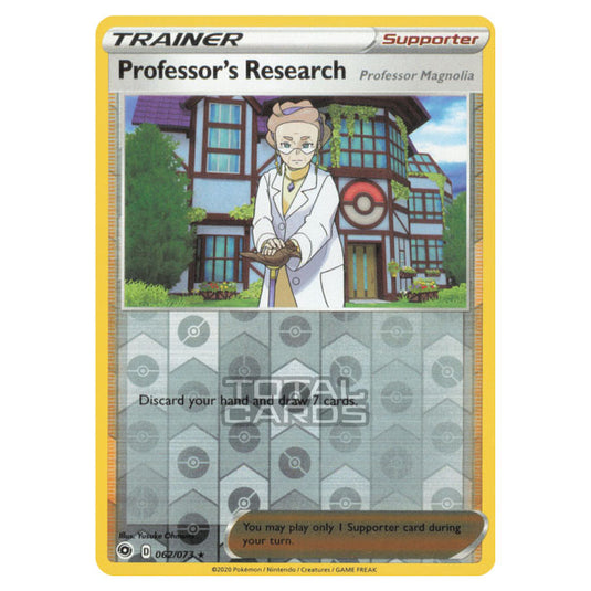 Pokemon - Sword & Shield - Champions Path - Professor's Research - 062/073 - (Reverse Holo)