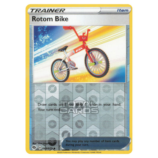 Pokemon - Sword & Shield - Champions Path - Rotom Bike - 063/073 - (Reverse Holo)