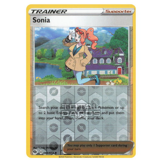 pokemon sonia trainer card Pokemon - Sword & Shield - Champions Path - Sonia - 065/073