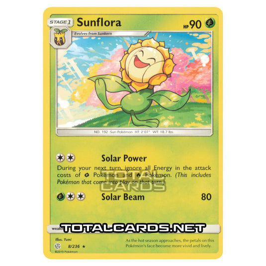 Pokemon - Sun & Moon - Cosmic Eclipse - Sunflora - 8/236