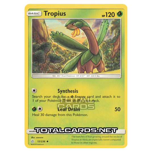 Pokemon - Sun & Moon - Cosmic Eclipse - Tropius - 12/236