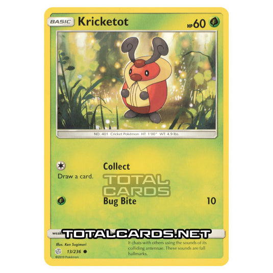 Pokemon - Sun & Moon - Cosmic Eclipse - Kricketot - 13/236