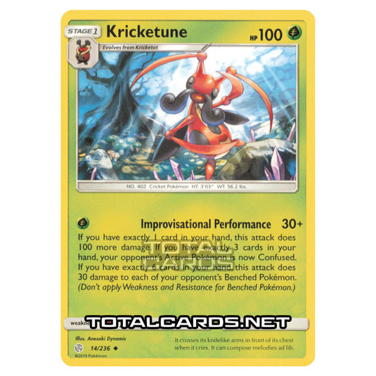 Pokemon - Sun & Moon - Cosmic Eclipse - Kricketune - 14/236