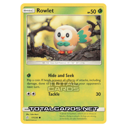 Pokemon - Sun & Moon - Cosmic Eclipse - Rowlet - 17/236