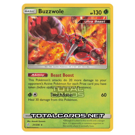 Pokemon - Sun & Moon - Cosmic Eclipse - Buzzwole - 21/236