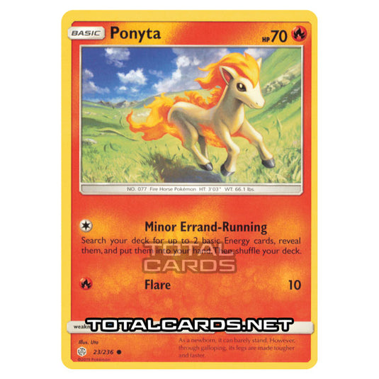 Pokemon - Sun & Moon - Cosmic Eclipse - Ponyta - 23/236