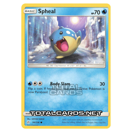 Pokemon - Sun & Moon - Cosmic Eclipse - Spheal - 50/236