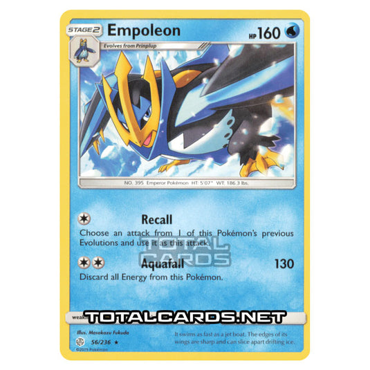 Pokemon - Sun & Moon - Cosmic Eclipse - Empoleon - 56/236