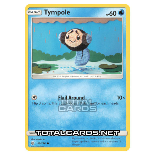 Pokemon - Sun & Moon - Cosmic Eclipse - Tympole - 58/236