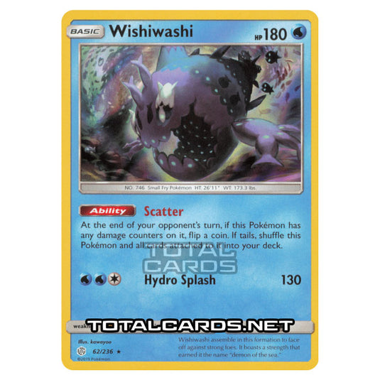 Pokemon - Sun & Moon - Cosmic Eclipse - Wishiwashi - 62/236