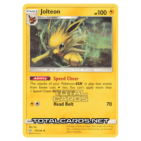 Pokemon - Sun & Moon - Cosmic Eclipse - Jolteon - 70/236