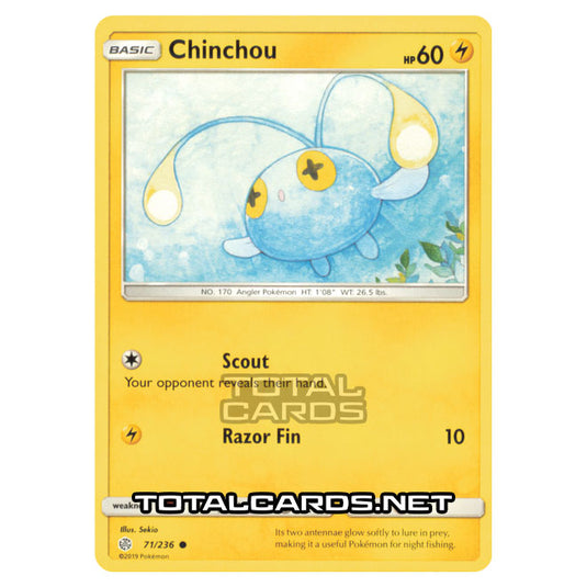 Pokemon - Sun & Moon - Cosmic Eclipse - Chinchou - 71/236