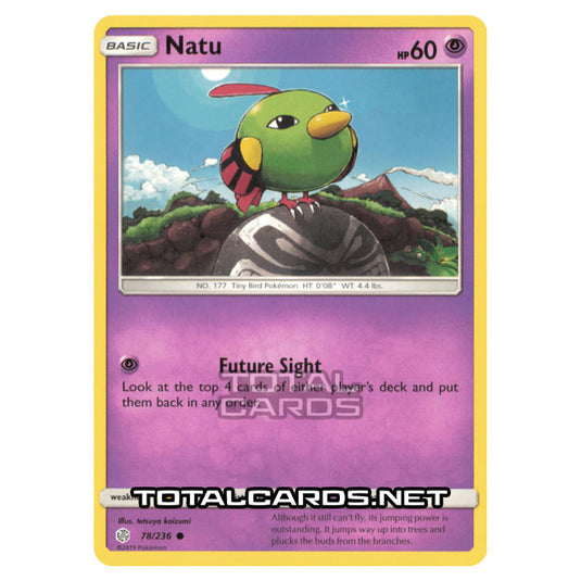 Pokemon - Sun & Moon - Cosmic Eclipse - Natu - 78/236