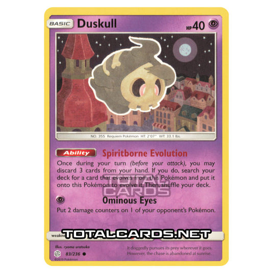 Pokemon - Sun & Moon - Cosmic Eclipse - Duskull - 83/236