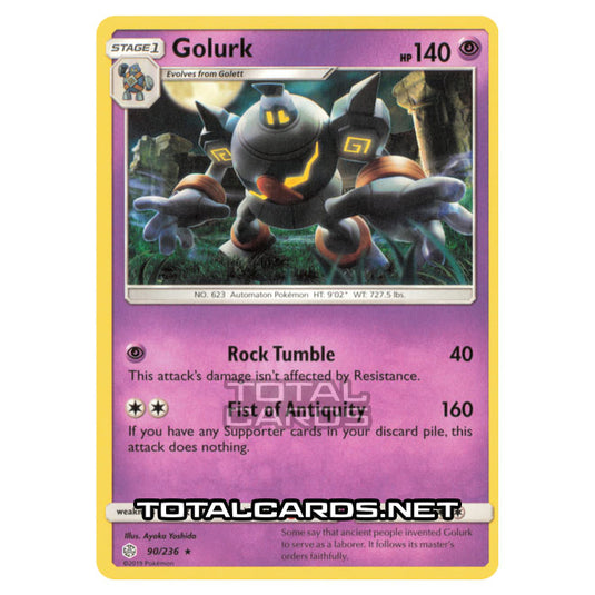 Pokemon - Sun & Moon - Cosmic Eclipse - Golurk - 90/236