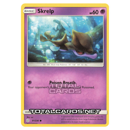 Pokemon - Sun & Moon - Cosmic Eclipse - Skrelp - 91/236 Pokemon - Sun & Moon - Cosmic Eclipse - Skrelp - 91/236