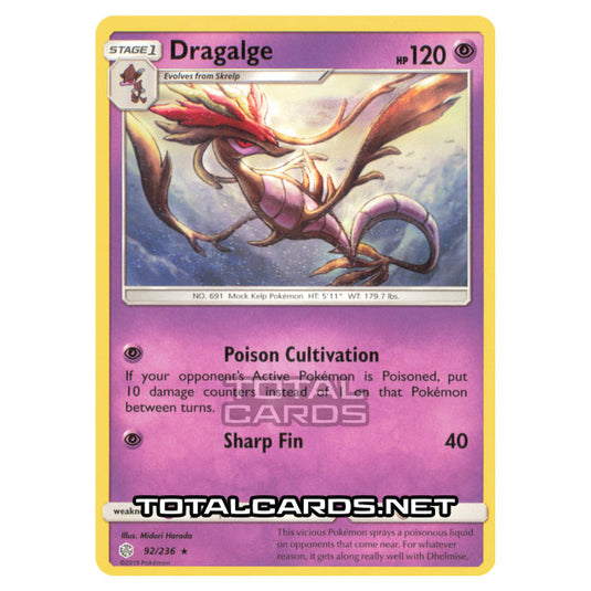 Pokemon - Sun & Moon - Cosmic Eclipse - Dragalge - 92/236