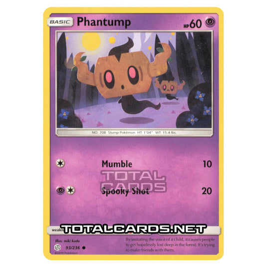 Pokemon - Sun & Moon - Cosmic Eclipse - Phantump - 93/236