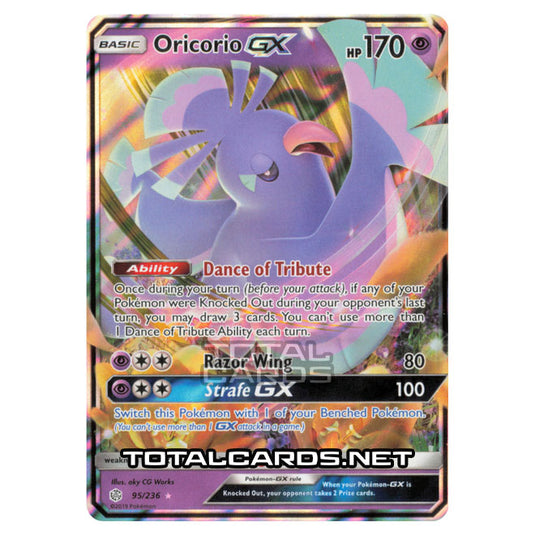 Pokemon - Sun & Moon - Cosmic Eclipse - OricorioGX - 95/236