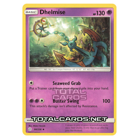 Pokemon - Sun & Moon - Cosmic Eclipse - Dhelmise - 98/236