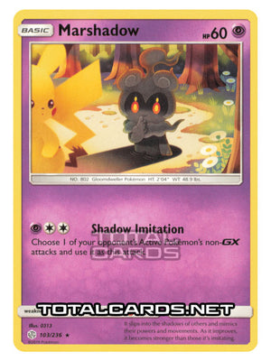 Pokemon - Sun & Moon - Cosmic Eclipse - Marshadow - 103/236