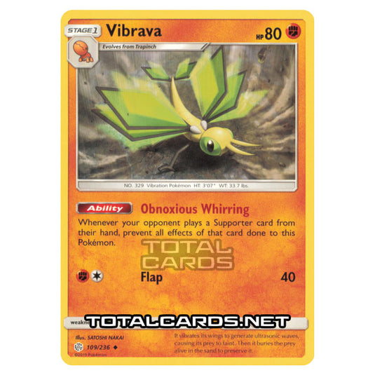 Pokemon - Sun & Moon - Cosmic Eclipse - Vibrava - 109/236