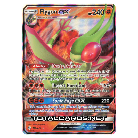 Pokemon - Sun & Moon - Cosmic Eclipse - FlygonGX - 110/236