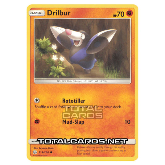 Pokemon - Sun & Moon - Cosmic Eclipse - Drilbur - 114/236